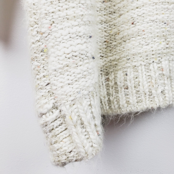 Potters Pot Oatmeal Speckled Cardigan Sz Sm EUC - Picture 7 of 9